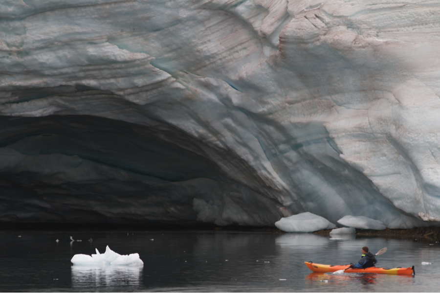 iceberg&kayaker