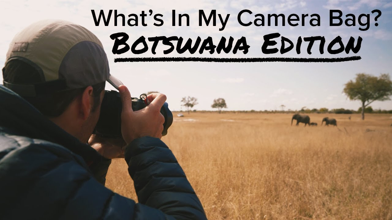 Court Whelan explains what he would bring with him on an african safari in his camera bag